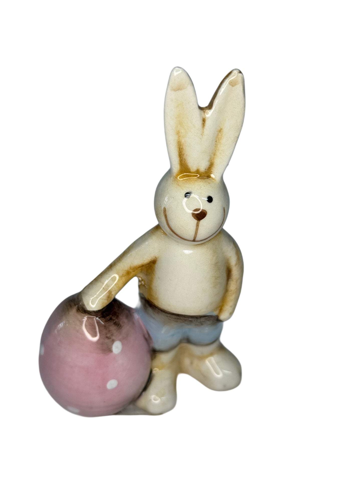 Easter Bunny Holding Egg