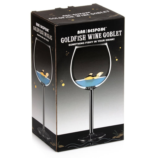 Bar Bespoke Goldfish Wine Glass