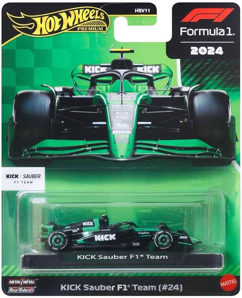 Hot Wheels Premium Race Kick Sauber F1