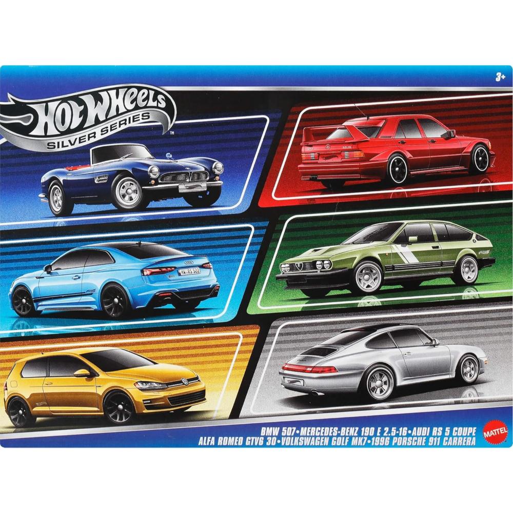 Hot Wheels 6-Car Euro Style Multipack