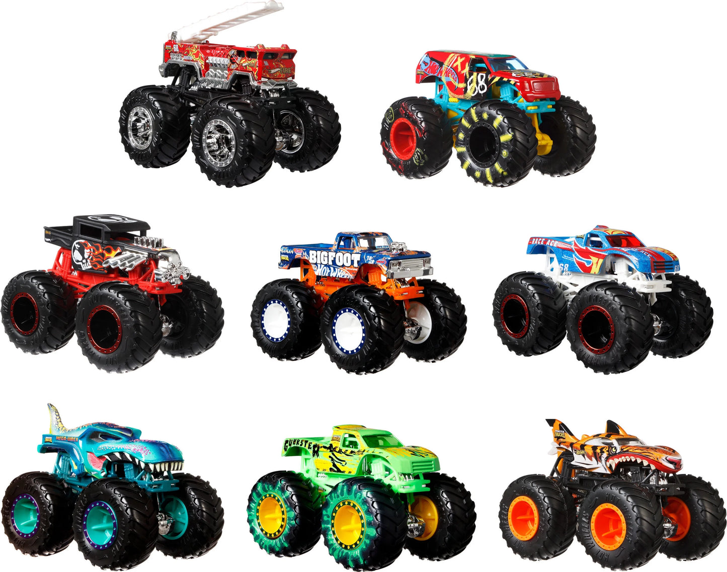 Hotwheels Monster Trucks 1:64 Scale Ass