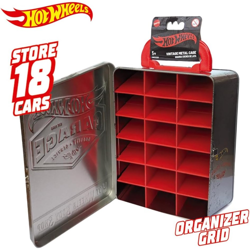 Hot Wheels Vintage Garage Metal Case