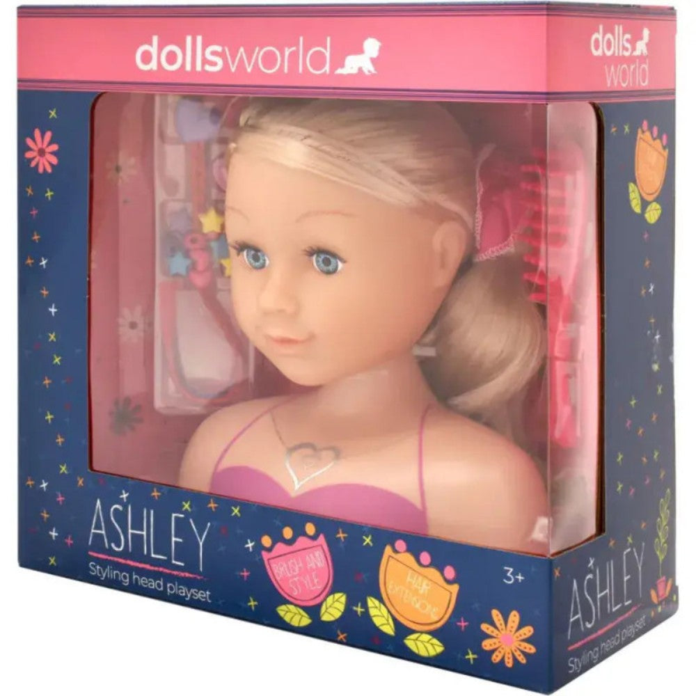 Dolls World Ashley Blonde Styling Head