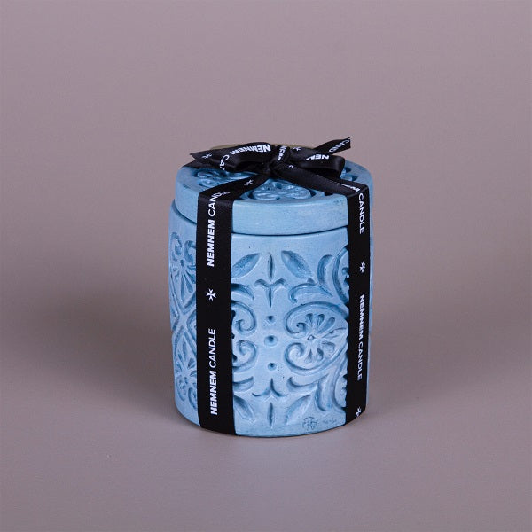 Nemnem Maltese Heart Cylinder Small Candle