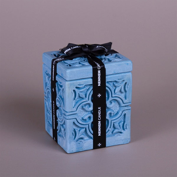 Nemnem Maltese Tile Cube Small Candle