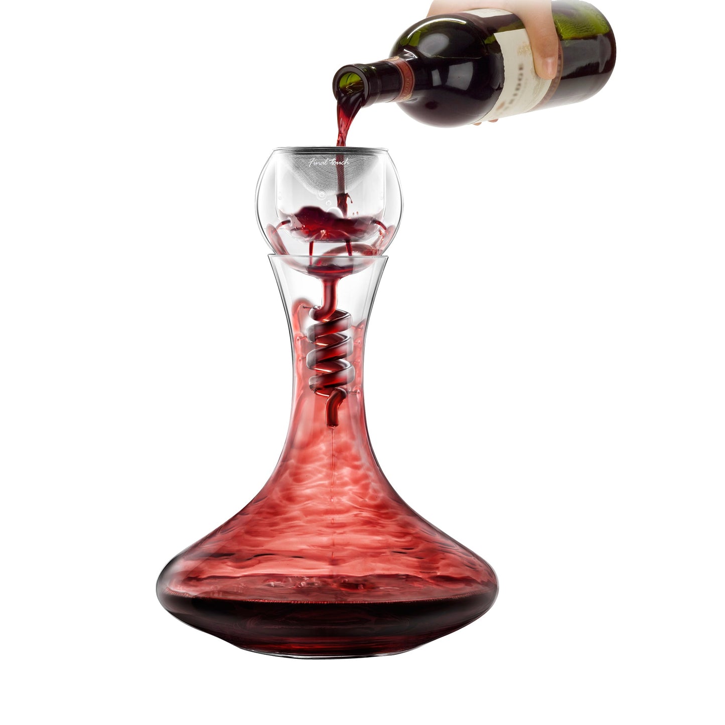 Final Touch Twister Aerating Decanter