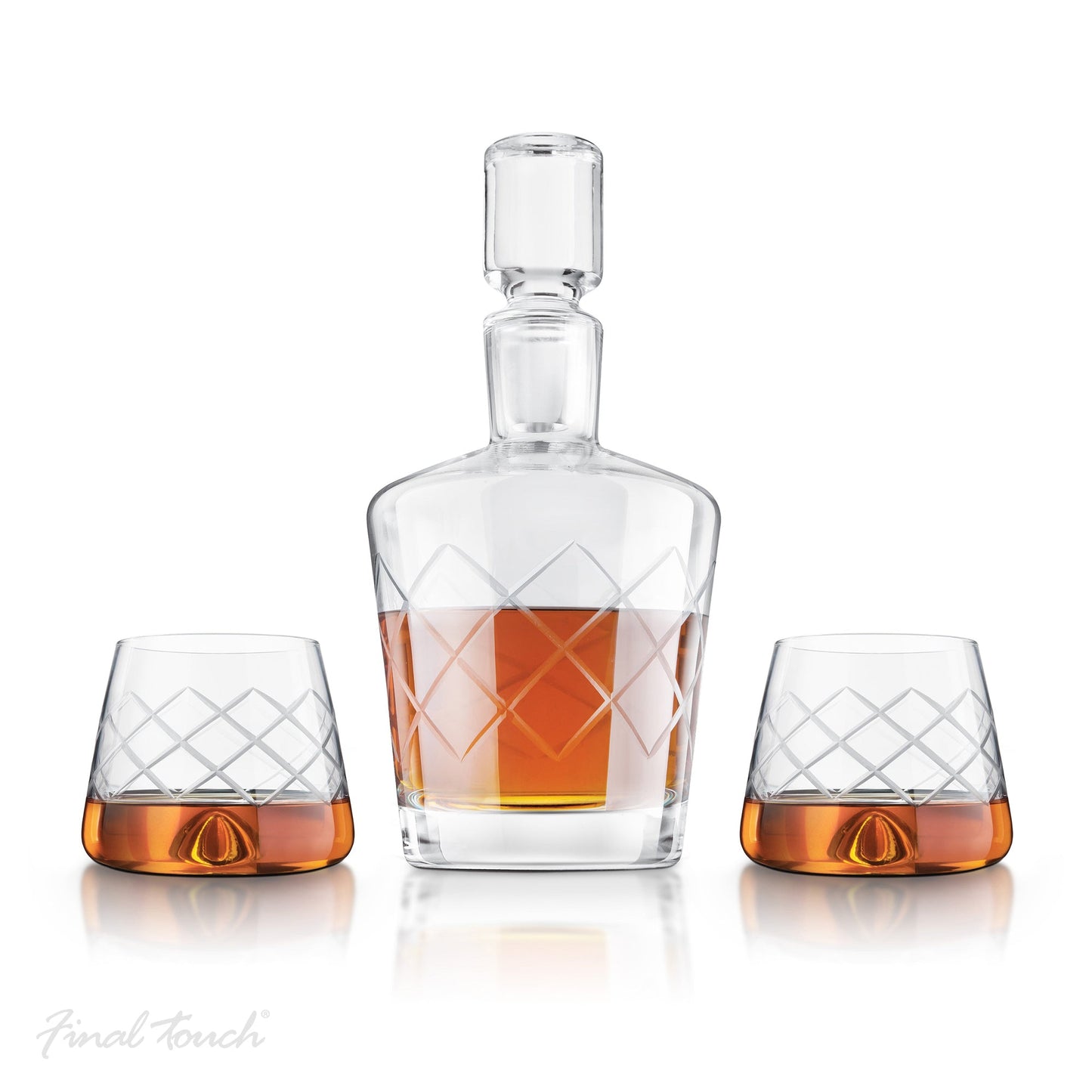 Final Touch Durashield Whisky Decanter Set