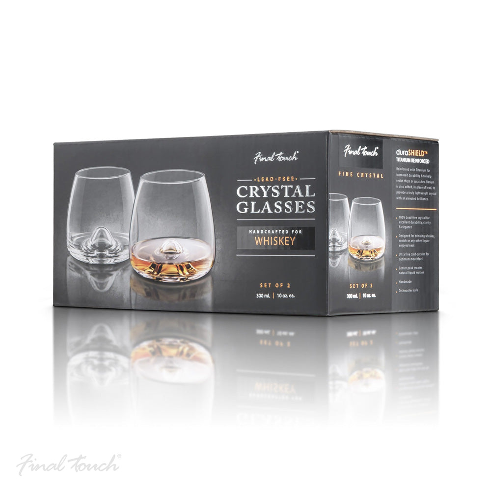 Final Touch Durashield Whisky Glass 2 Pack