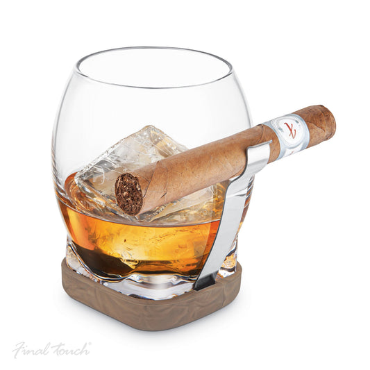 Final Touch Whisky Cigar Glass