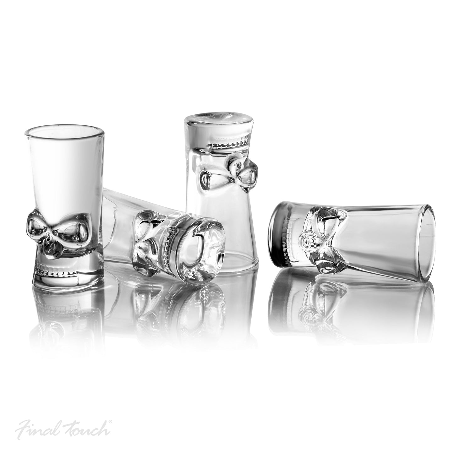 Final Touch Brain Freeze Skull Decanter Set
