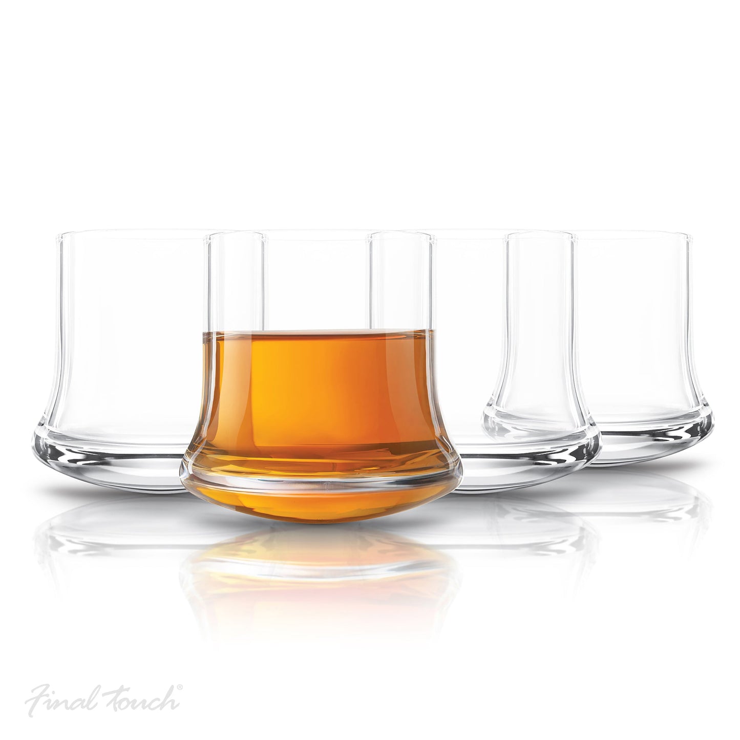 Final Touch Revolve Revolving Shot Glass (Set of 4)