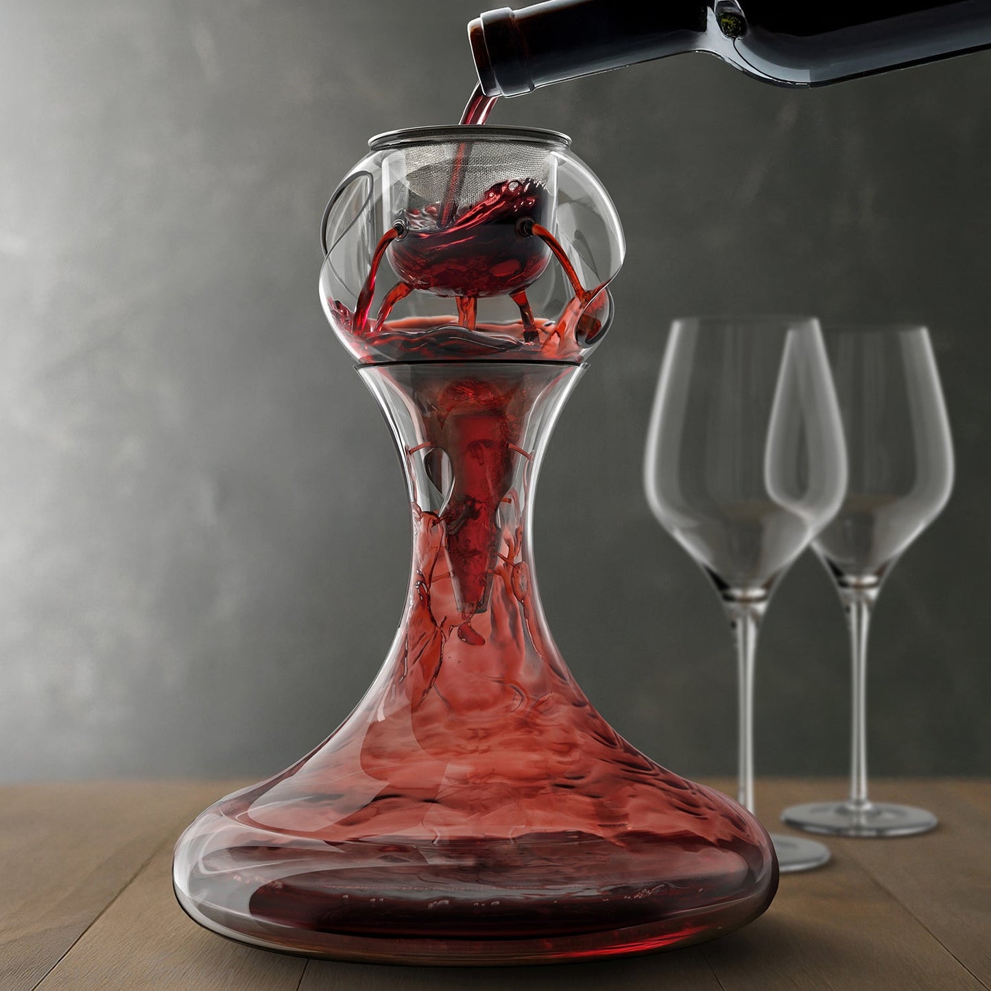 Final Touch Conundrum Aerator Revolve Decanter Wine Aeration System