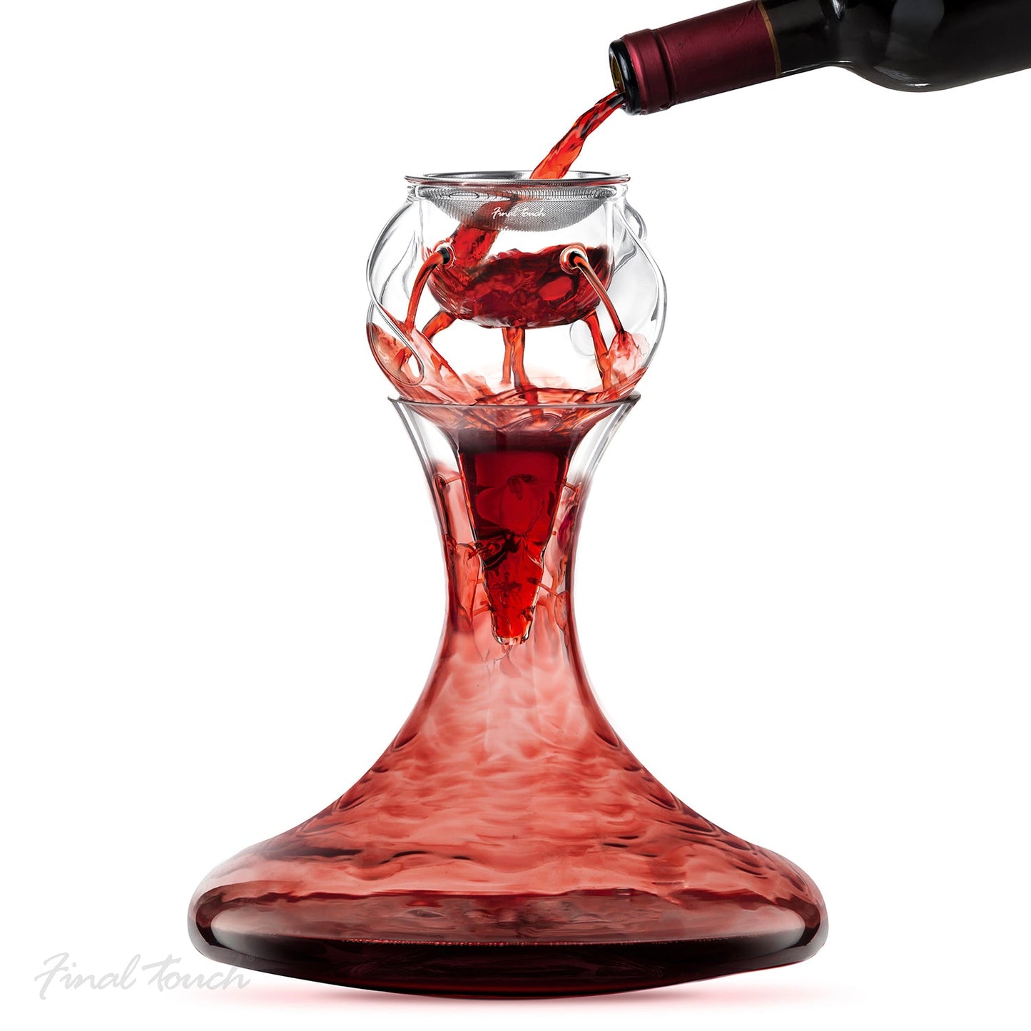 Final Touch Conundrum Aerator Revolve Decanter Wine Aeration System