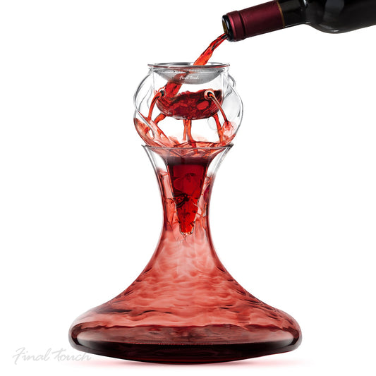 Final Touch Conundrum Aerator Revolve Decanter Wine Aeration System