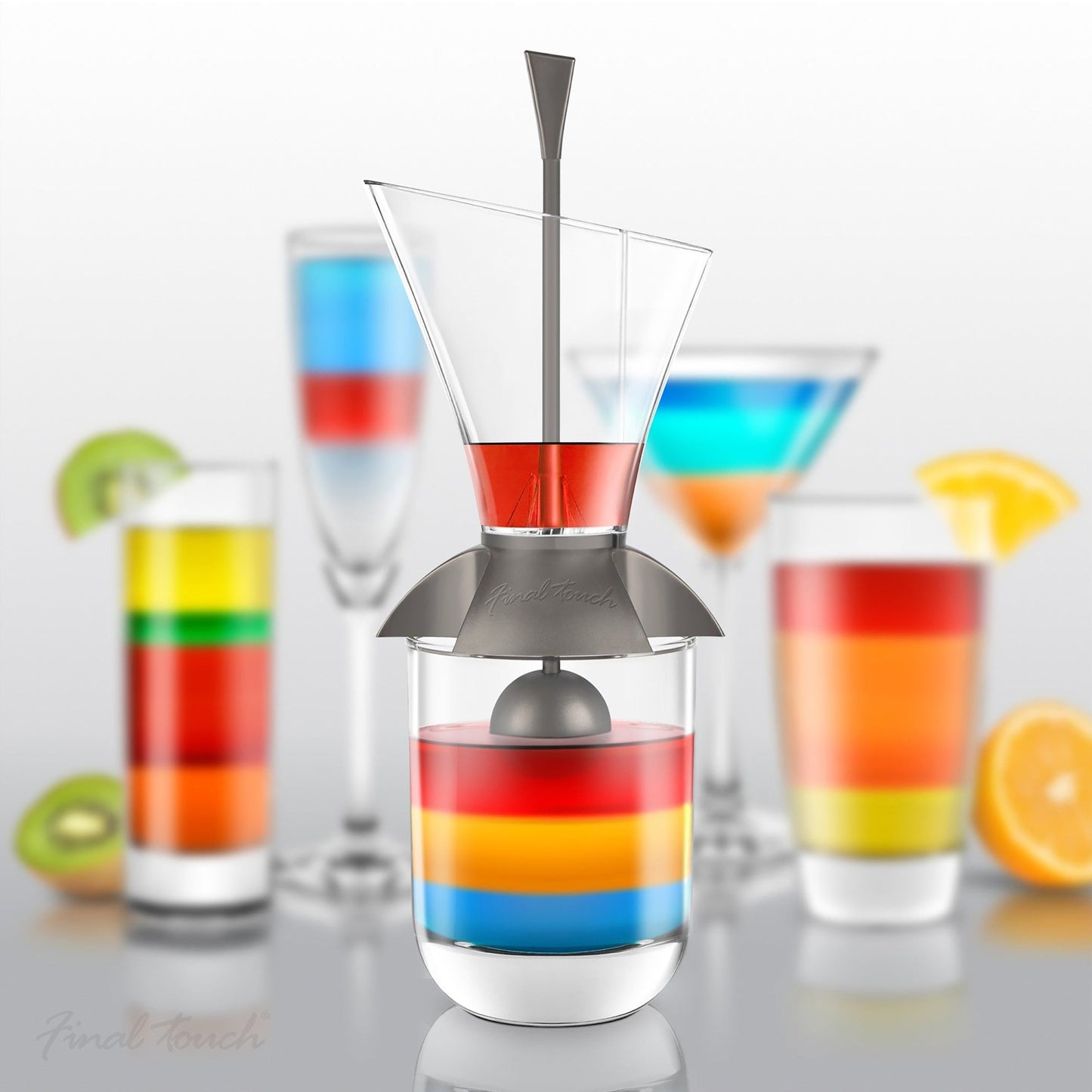 Final Touch Rainbow Cocktail Layering Tool