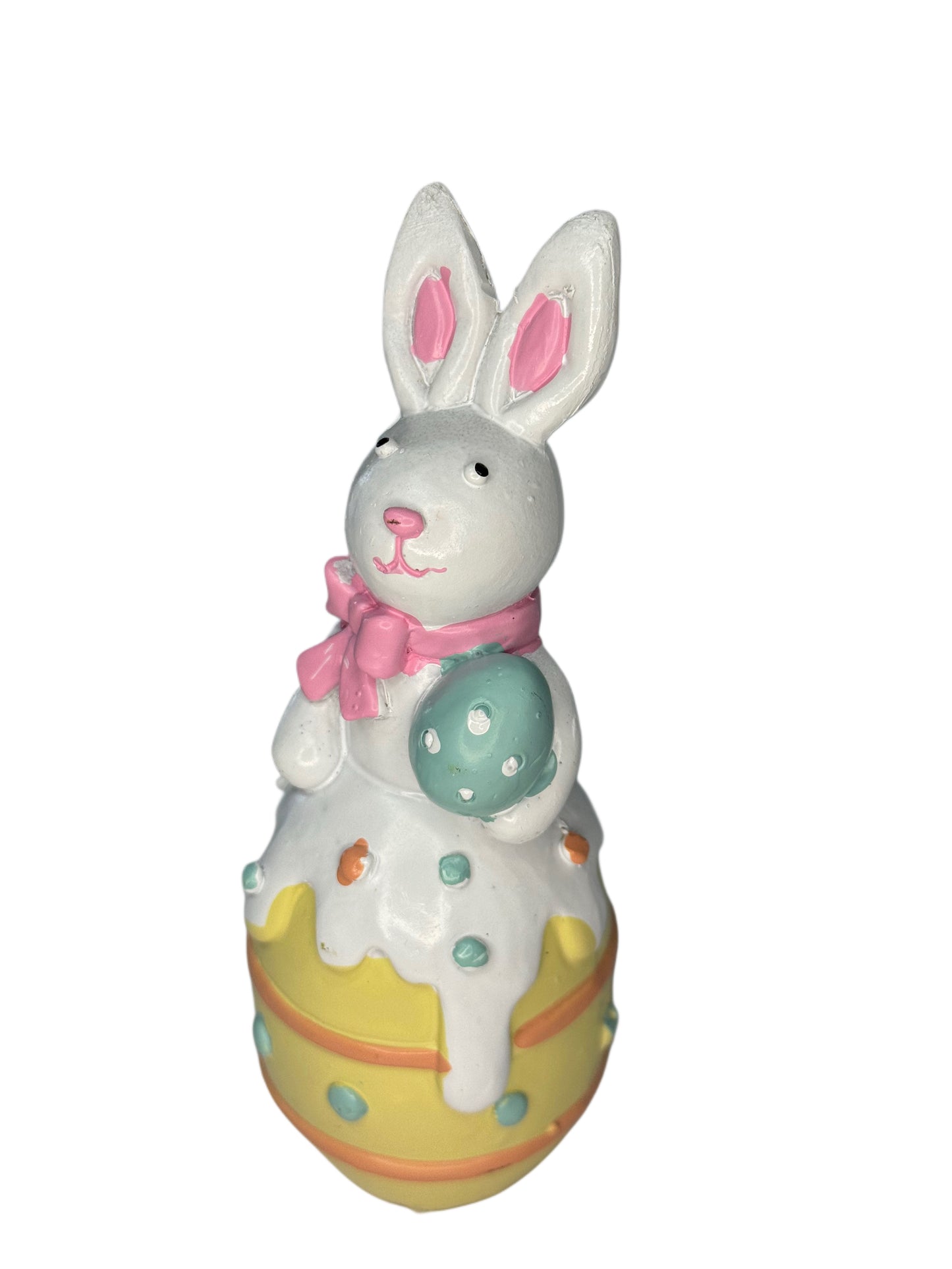 Easter Bunny On Egg Yellow