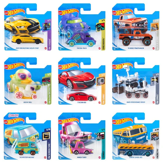 Hot Wheels Basic Die Cast Vehicle, assorted models/colors – 1pc