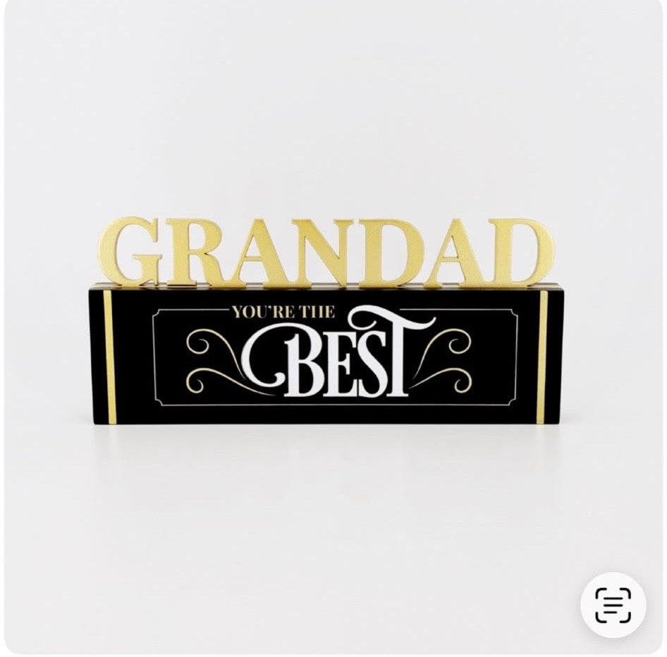 Grandad Wooden Quote