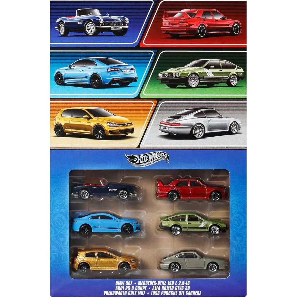 Hot Wheels 6-Car Euro Style Multipack