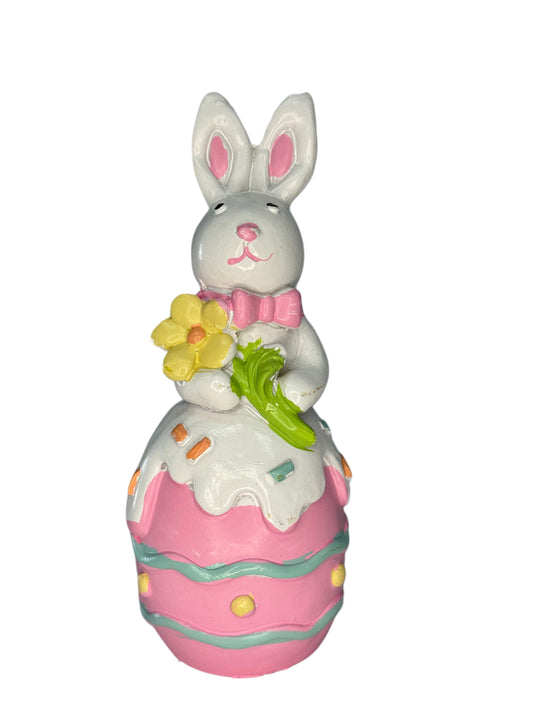 Easter Bunny On Egg Pink