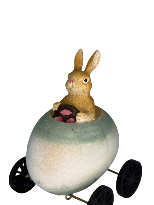 Easter Bunny In Car