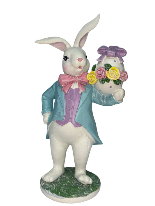 Easter Bunny Holding Egg