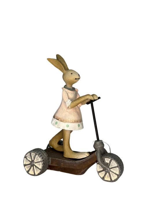 Easter Bunny On Tricycle