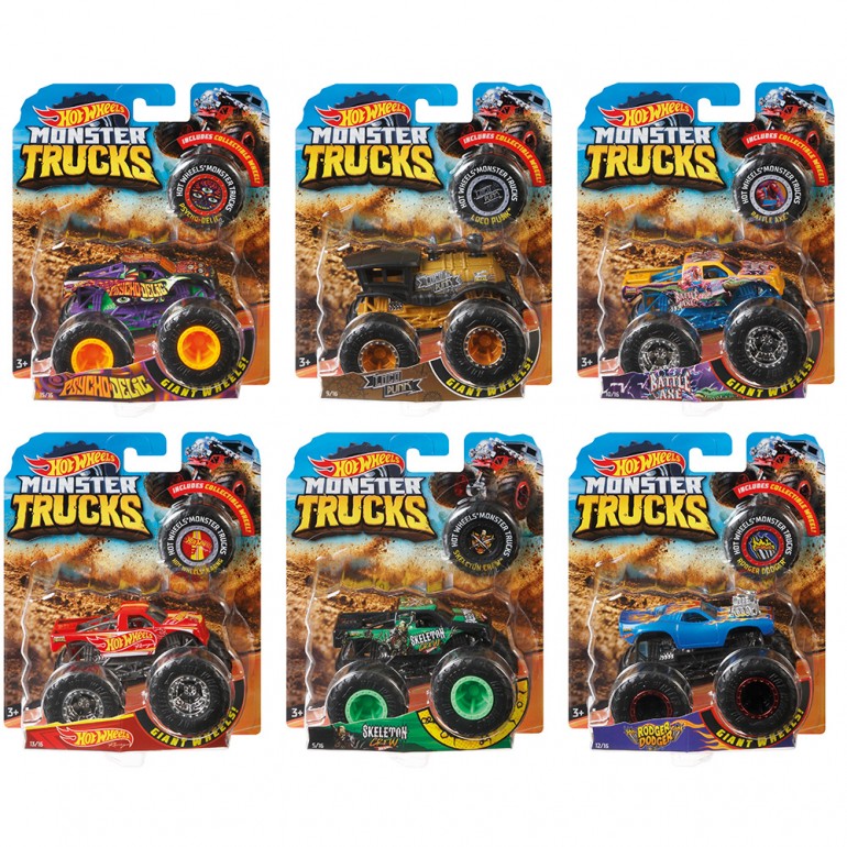Hotwheels Monster Trucks 1:64 Scale Ass