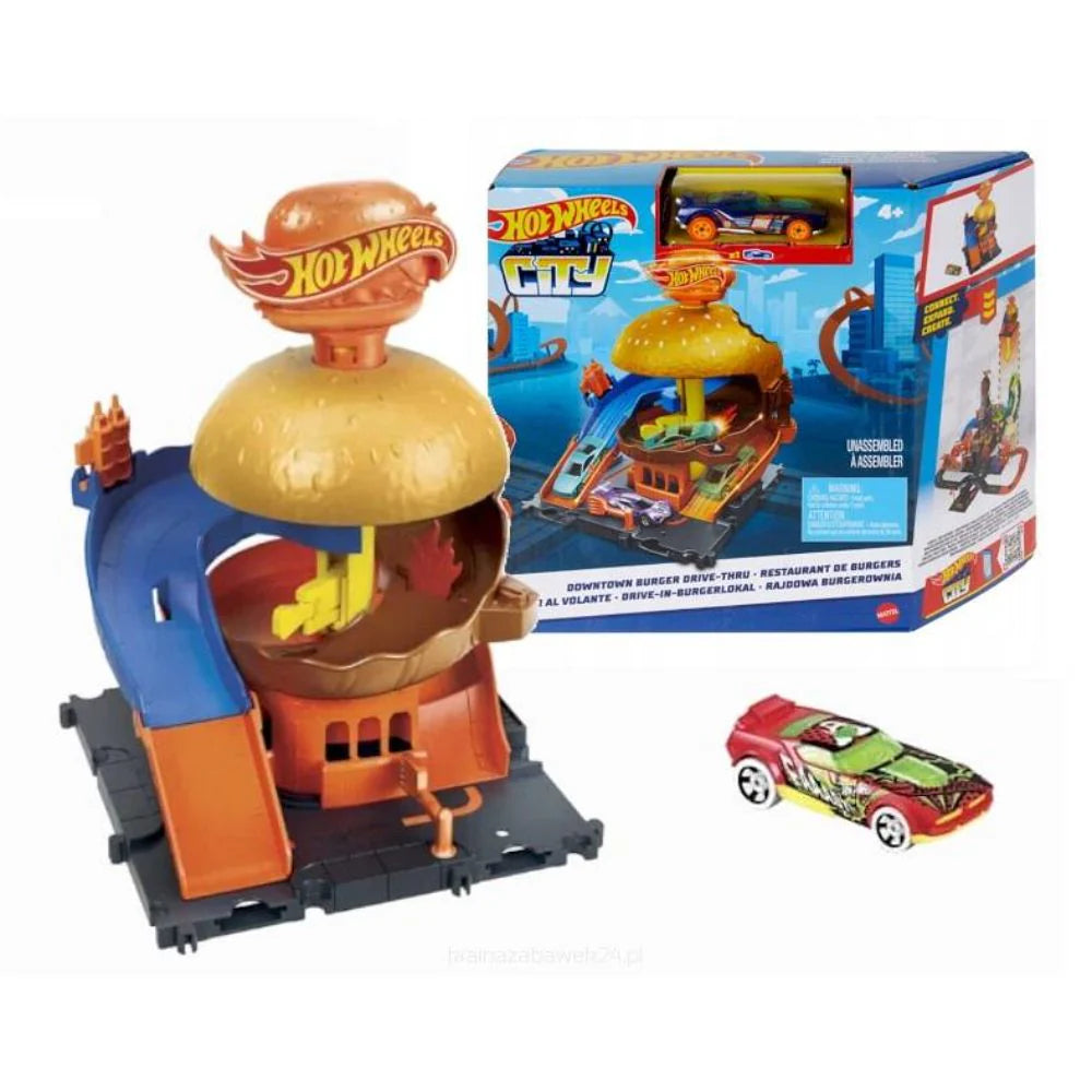 Hot Wheels City Downtown Burger Drive-Thru