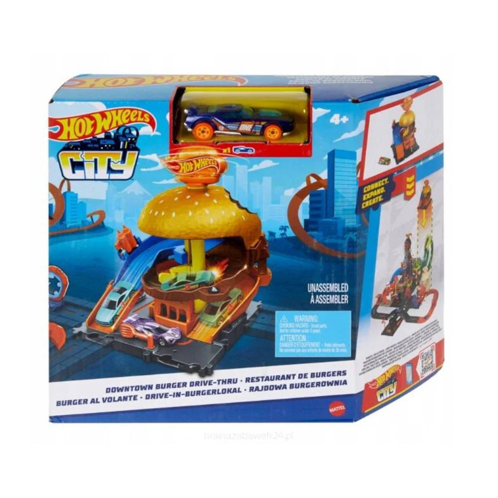 Hot Wheels City Downtown Burger Drive-Thru