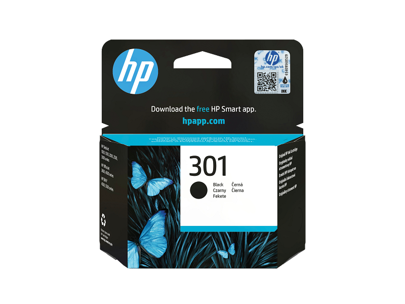 HP 301 Black Ink Cartridge