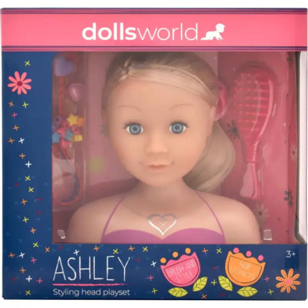 Dolls World Ashley Blonde Styling Head
