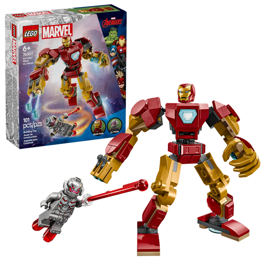 LEGO Marvel Iron Man Mech vs Ultron 76307