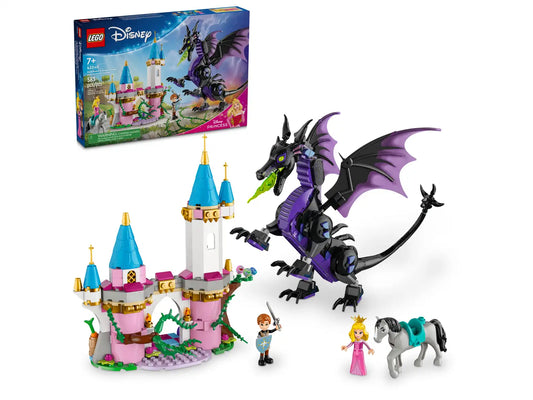 LEGO Disney Princess Maleficent's Dragon Form And Aurora's Castle 43240