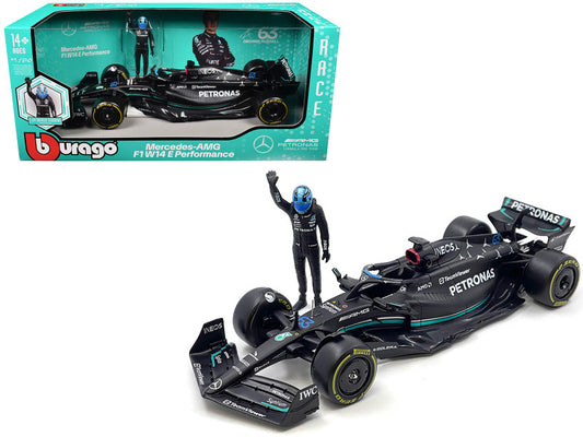 Burago 1:24 Formula 1 Mercedes-AMG W14 E Performance With Driver Russell Included