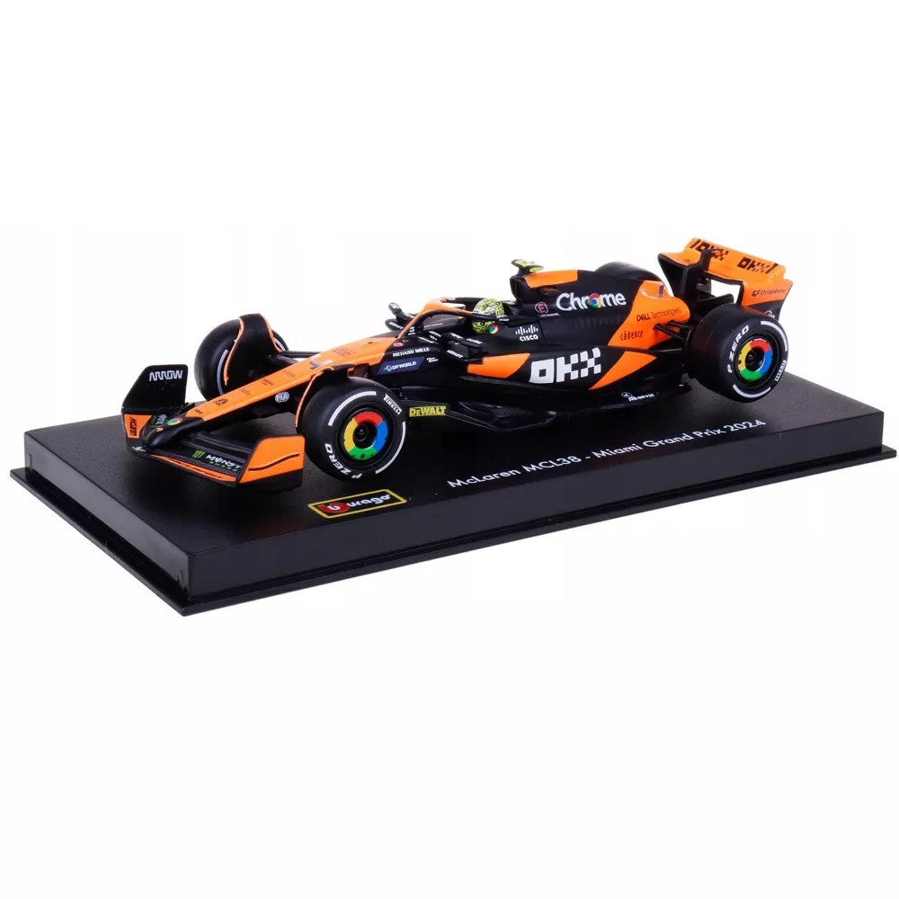 Burago 1:43 Formula 1 McLaren MCL38 Lando Norris 2024