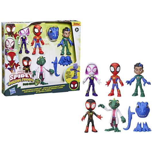 Marvel Spidey Dino Heroes & Lizard Set
