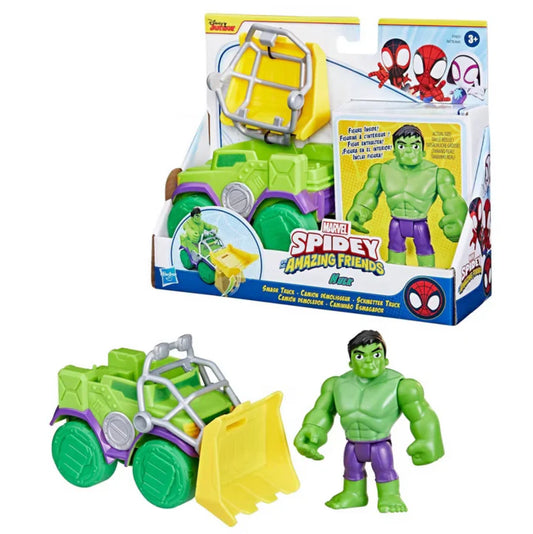 Marvel Spidey Hulk Figure, Vehicle & Accessory Set