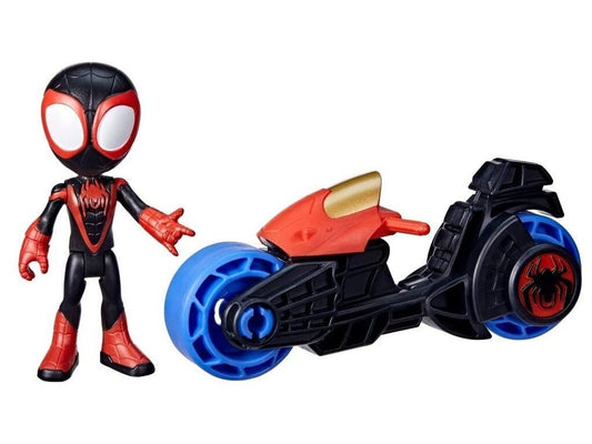 Marvel Spidey Miles Morales Motorcycle Set