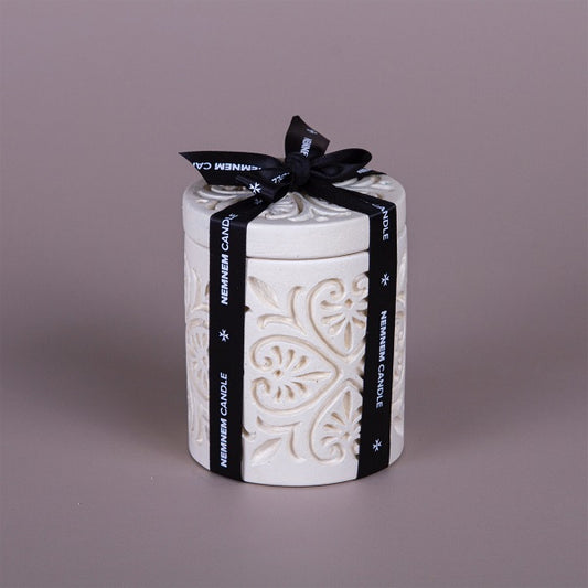 Nemnem Maltese Heart Cylinder Small Candle
