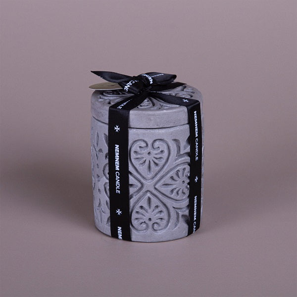 Nemnem Maltese Heart Cylinder Small Candle