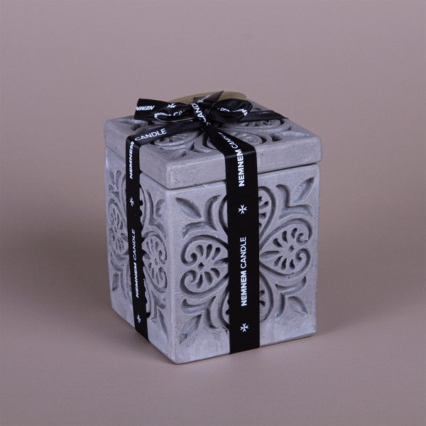 Nemnem Maltese Heart Cube Large Candle