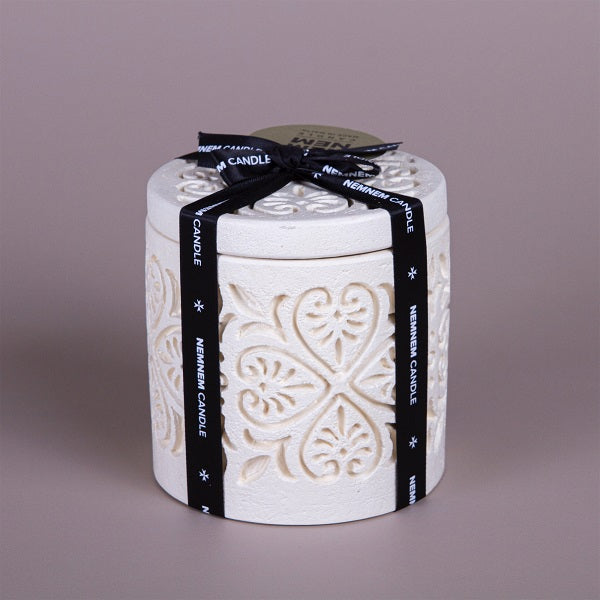 Nemnem Maltes Heart Cylinder Large Candle