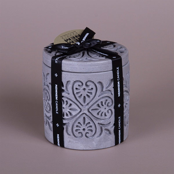 Nemnem Maltes Heart Cylinder Large Candle