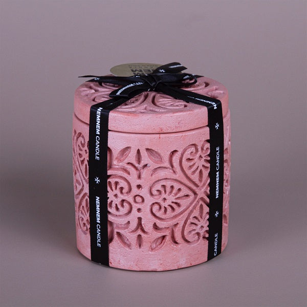 Nemnem Maltes Heart Cylinder Large Candle