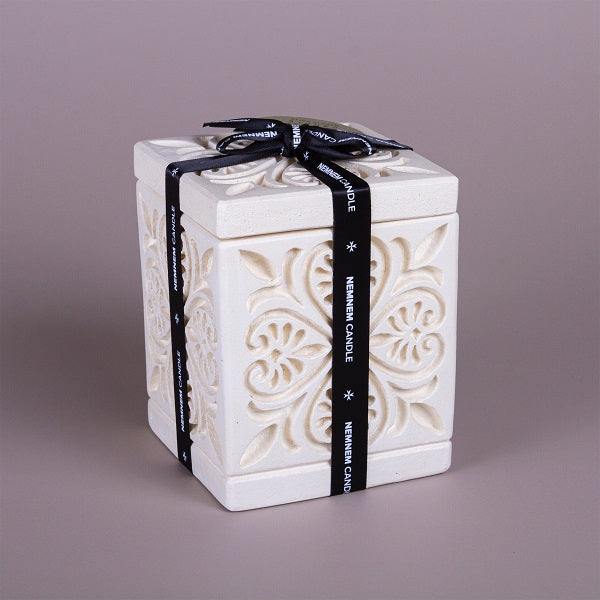 Nemnem Maltese Heart Cube Large Candle