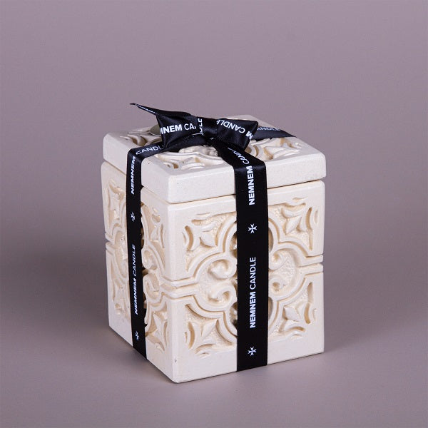 Nemnem Maltese Tile Cube Small Candle