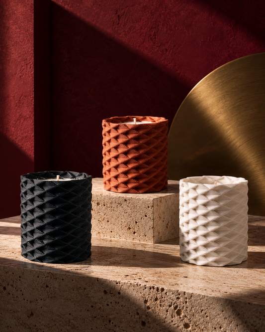 Nemnem Weave Candle – Layer & Light Collection (Single Wick)