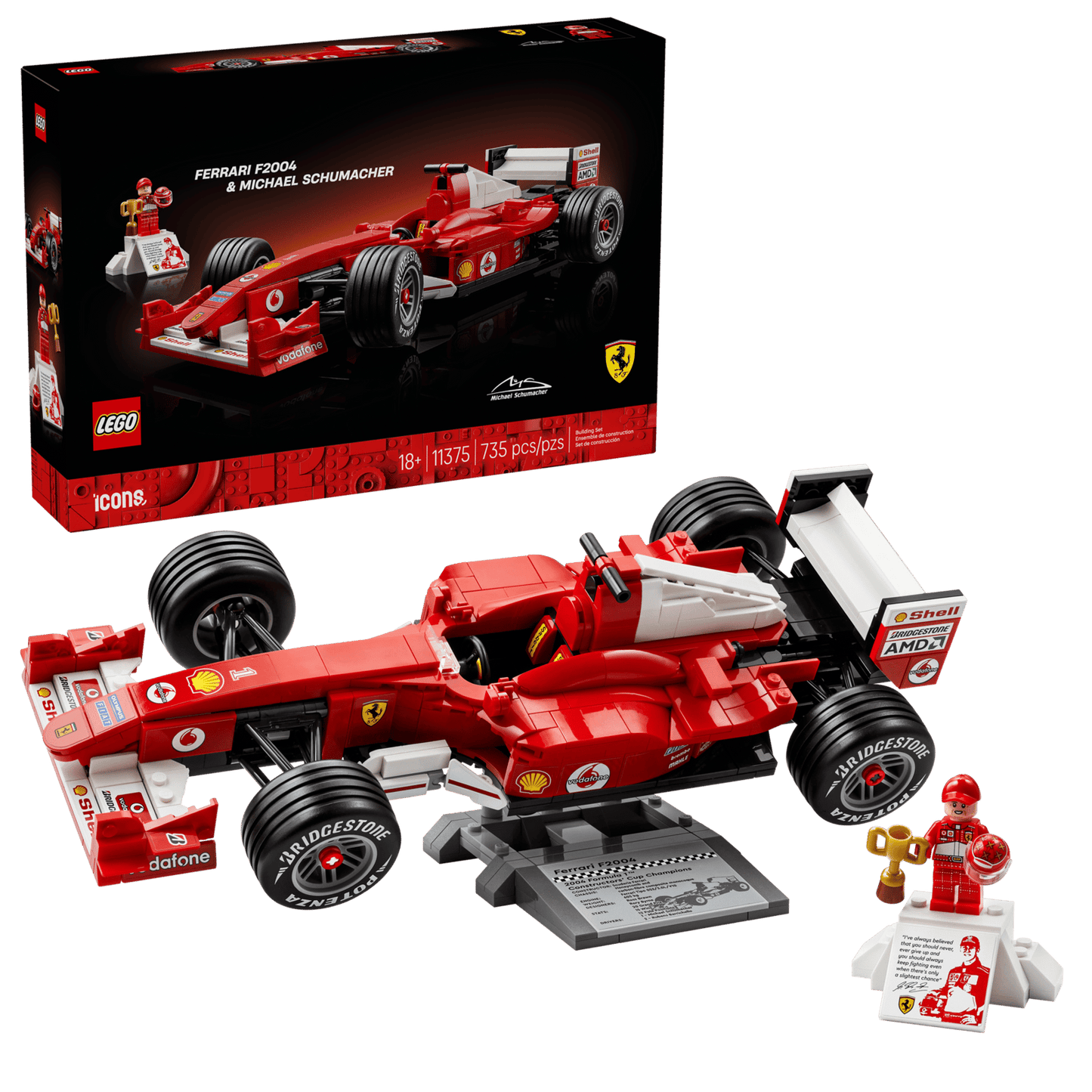 LEGO Ferrari F2004 & Michael Schumacher 11375